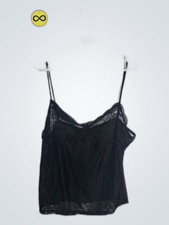 Unbranded Black Lace Camisole Top