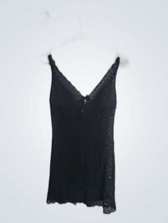 Black Lace Camisole Top