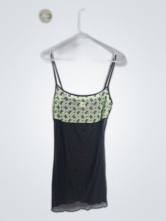 Unbranded Black Lace Trim Camisole