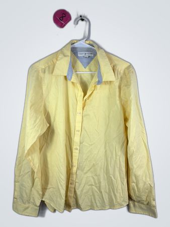 Tommy Hilfiger Yellow Button-Up Shirt