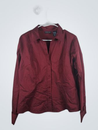 New York & Company Long Sleeve Button-Up Shirt