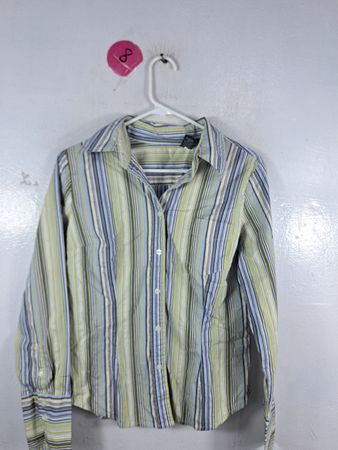 Striped Button-Down Shirt