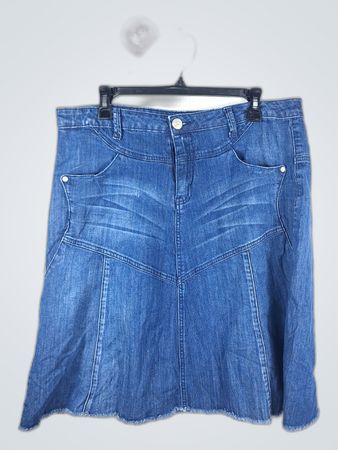 Blue Denim Skirt