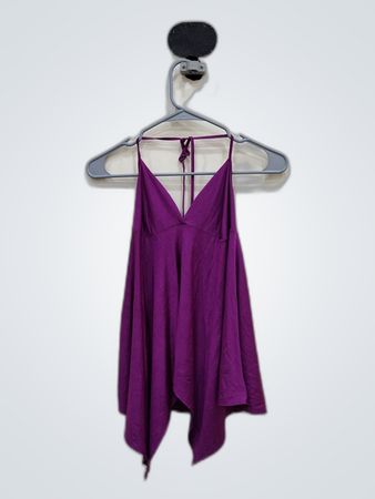 Express Purple Sleeveless Blouse