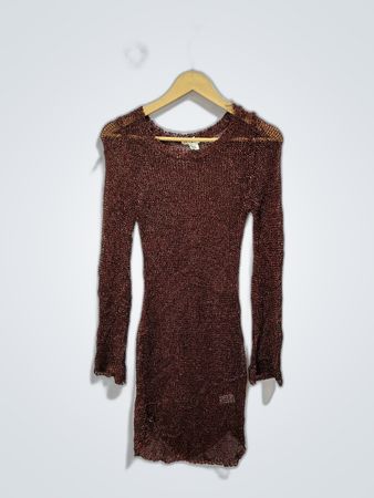 Brown Knit Dress