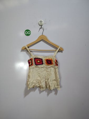 Crochet Strap Crop Top