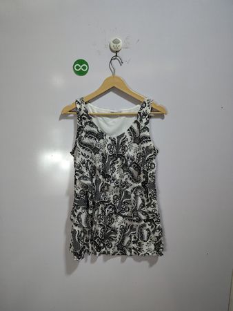 Unbranded Printed Sleeveless Blouse