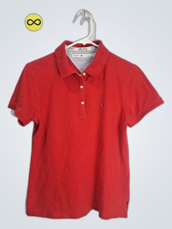 Tommy Hilfiger Red Polo Shirt