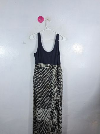 cabi Zebra Print Maxi Dress