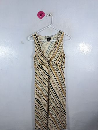BCBG Max Azria Striped Sleeveless Mini Dress