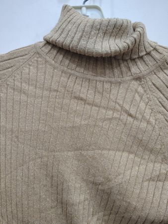 Brown Turtleneck Sweater