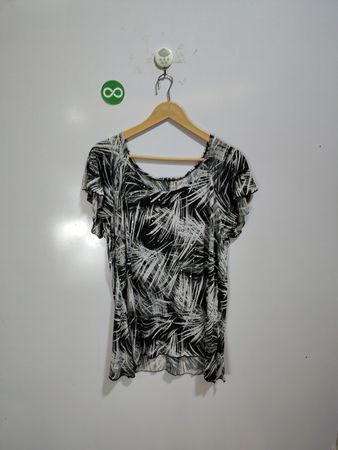 Unbranded Printed Ruffle Blouse