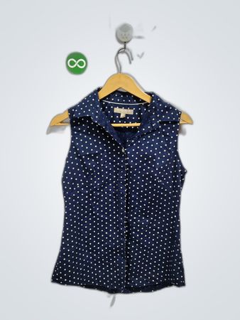 Banana Republic Sleeveless Printed Blouse