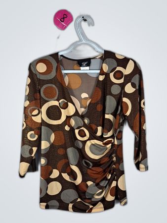 Libro Brown Polka Dot Top