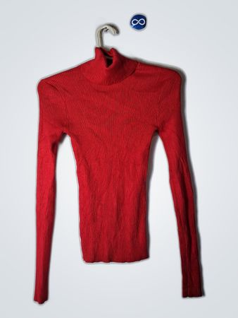 Forever 21 Red Turtleneck Sweater