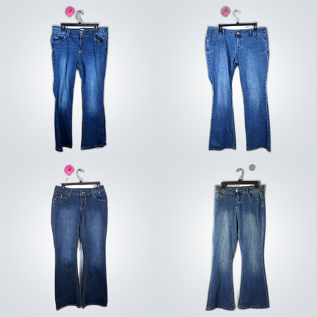 Distressed Flare Jeans Bundle