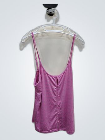 bebe Pink Satin Cami Top