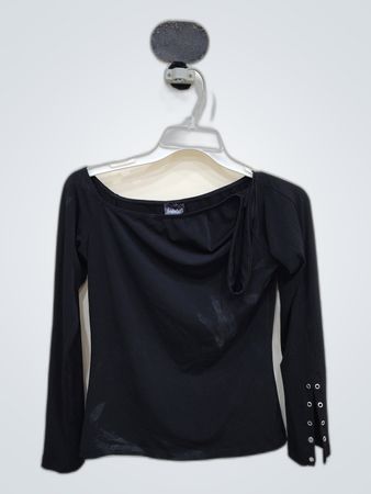 Black Off-The-Shoulder Top