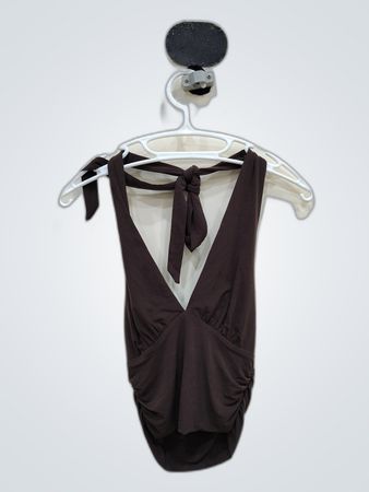 Unbranded Brown Halter Cami Top