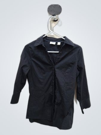 Lee Cooper Black Button-Up Shirt