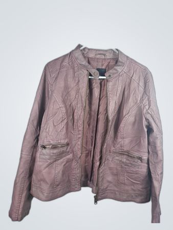 Redmans Faux Leather Biker Jacket