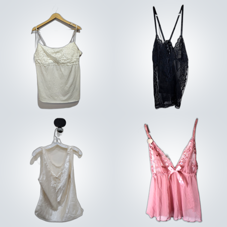 Lace and Silk Camisoles