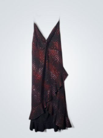 Black and Red Dress