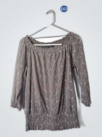 INC International Concepts Off-Shoulder Embroidered Blouse