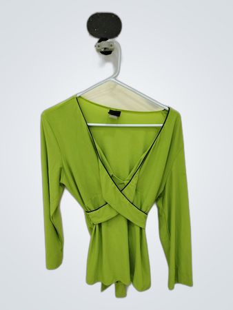 Green Wrap Top