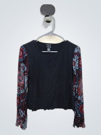 LMC Printed Long Sleeve Blouse