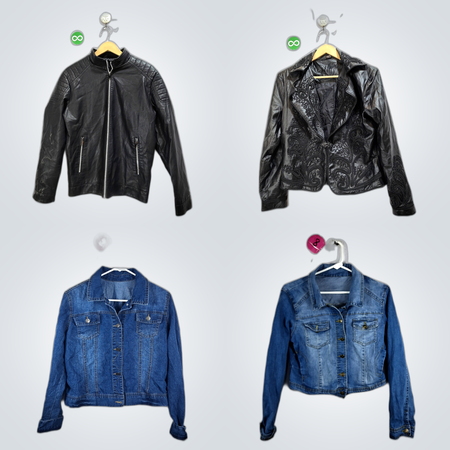 Leather and Denim Jackets