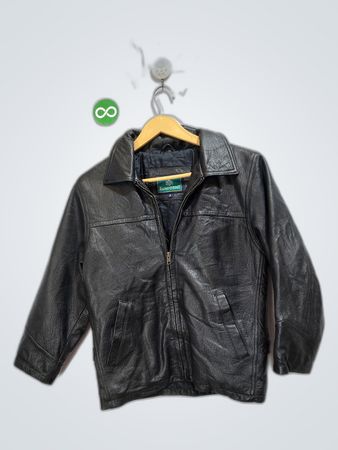 Rainforest Black Leather Jacket