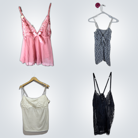 Lace and Silk Camisoles