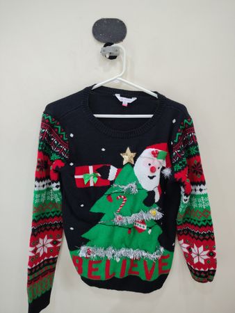 No Boundaries Festive Christmas Knit Sweater
