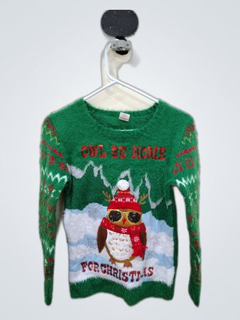Owl Be Home for Christmas Sweater