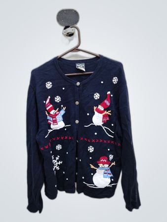 Southern Lady Snowman Sweater