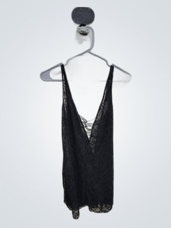 Victoria's Secret Black Lace Cami Top