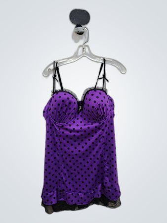 Purple Polka Dot Chemise