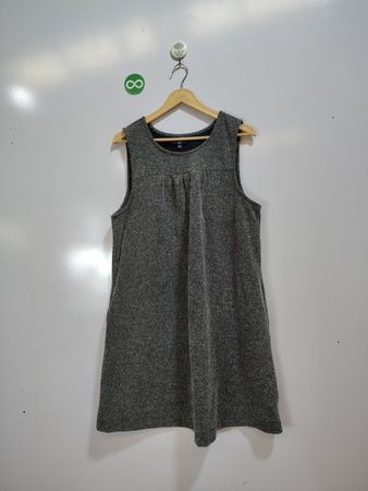 Gap Sleeveless Grey Tweed Dress