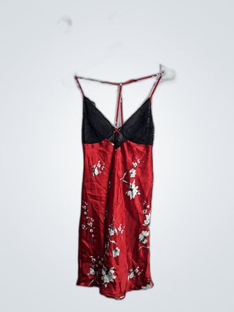 APT.9 Red Floral Lace Slip Dress