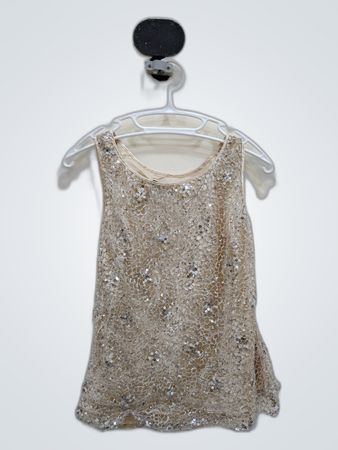 Adrianna Papell Sequined Sleeveless Blouse