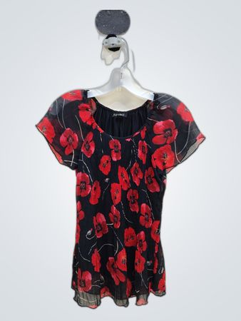 OZ & ALI Floral Blouse