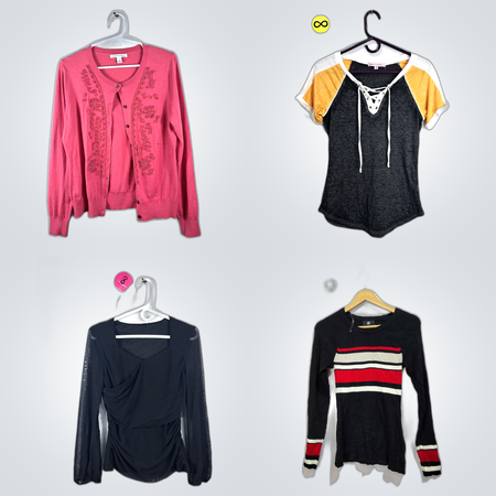 Long-Sleeve Blouses Bundle