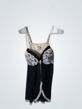 Savage X Fenty Black Lace Bodysuit