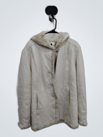 Gallery Hooded Shearling Coat