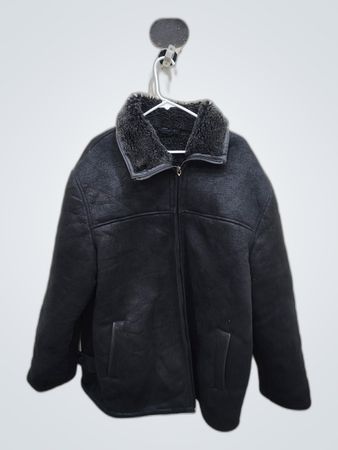 Black Faux Fur Jacket