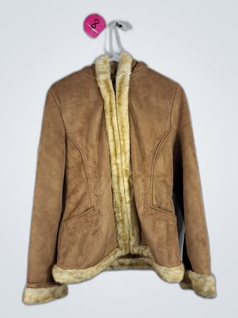 Sonoma Life+Style Suede Hooded Jacket