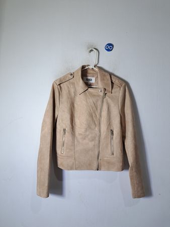 BB Dakota Steve Madden Beige Suede Jacket