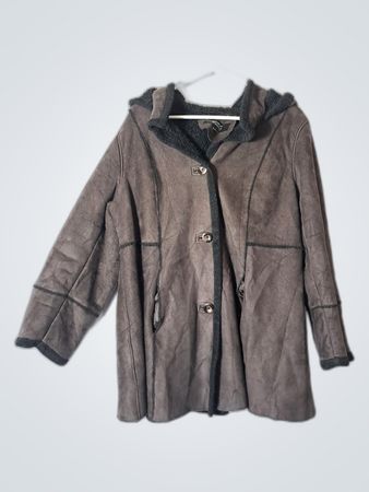 George Classics Plus Suede Hooded Jacket
