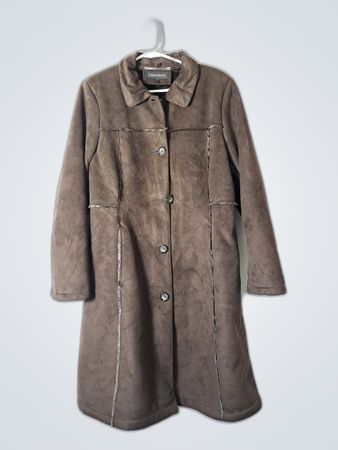 Brown Suede Coat